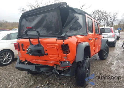2019 Jeep Wrangler Unlimited Sport S 4X4 z USA, uszkodzony, nr VIN 1C4HJXDN2KW634943